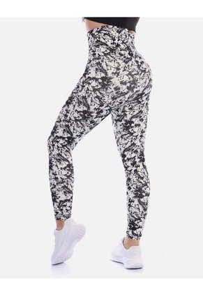 Leggins Jaspeado Mujer Tiro Alto