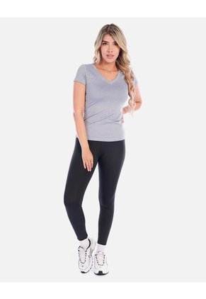 Camiseta Deportiva Mujer Con Cuello En V