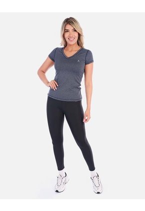 Camiseta Deportiva Mujer Con Cuello En V