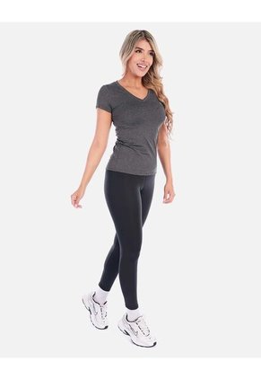 Camiseta Deportiva Mujer Con Cuello En V