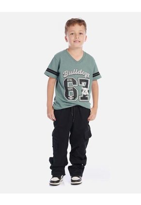 Pantalón Infantil Cargo Resistente Y Cómodo Para Diario