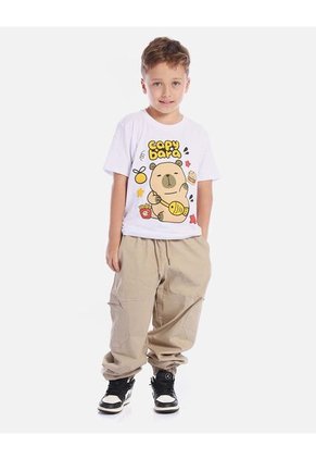 Pantalón Infantil Cargo Ligero Con Diseño Funcional