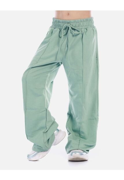 Pantalón Amplio Con Cintura Resortada