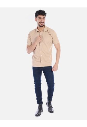 Camisa Manga Corta Para Hombre Moderna