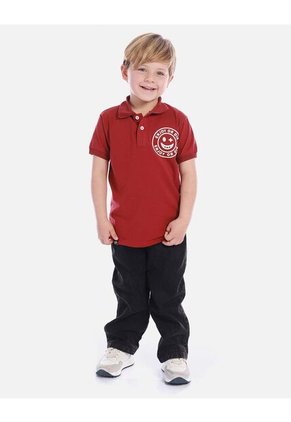 Camiseta Tipo Polo Infantil
