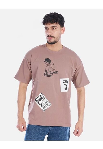 Camiseta Estampada Para Hombre Estilo Urbano