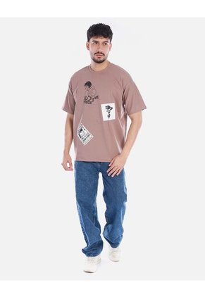 Camiseta Estampada Para Hombre Estilo Urbano