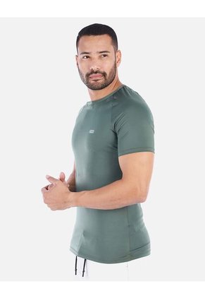 Camiseta Deportiva Licrada Hombre Unicolor