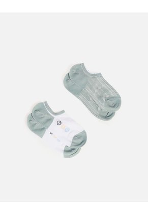 Medias Taloneras Para Mujer Set X2