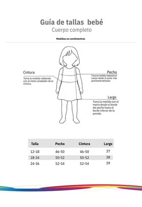 Vestido Para Bebé Niña Con Tirantes