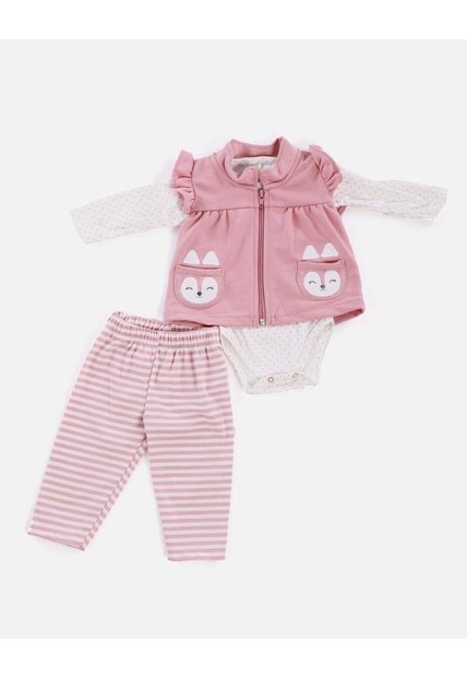Conjunto Bebé Niña Cómodo Y Suave