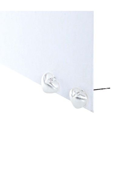 Aretes Corazón Perlado Mini