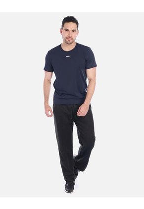 Camiseta Básica Hombre Azul