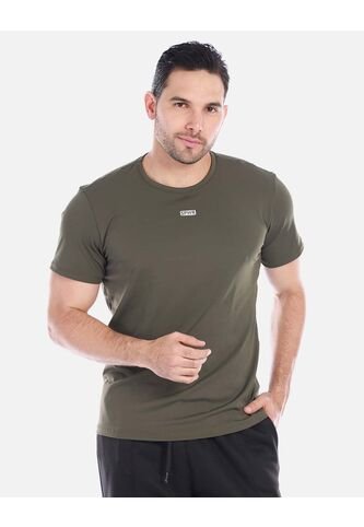 Camiseta Básica Hombre Verde Arequipe