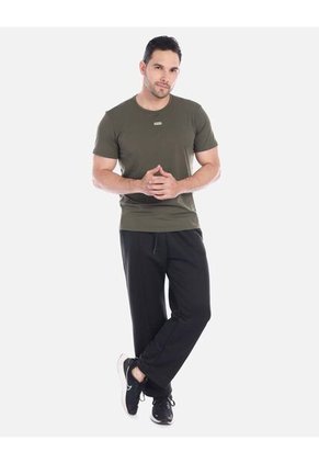 Camiseta Básica Hombre Verde
