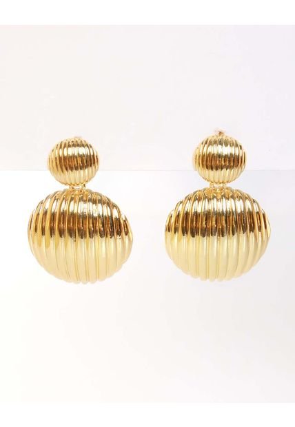 Aretes Abanico Dorado