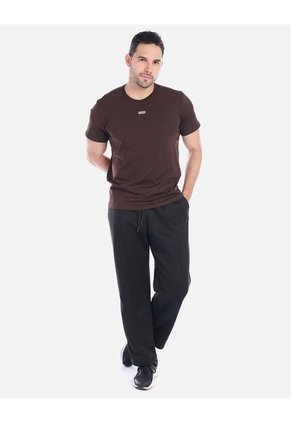 Camiseta Básica Hombre Café