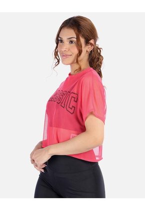 Camiseta Deportiva En Malla Mujer