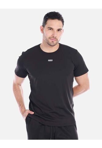 Camiseta Básica Hombre Negra Arequipe