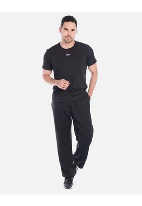 Camiseta Básica Hombre Negra