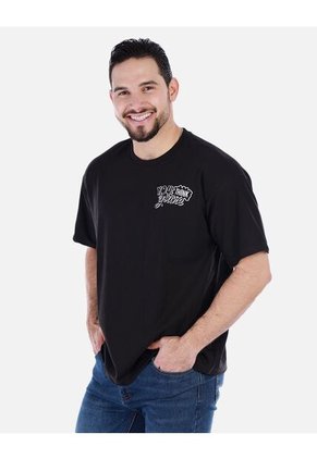 Camiseta Ajustada De Hombre Cuello Redondo