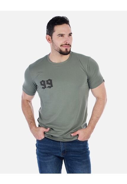 Camiseta De Hombre Con Diseño Relajado SKU : 01037001-C1-S-VOV