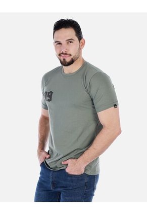 Camiseta De Hombre Con Diseño Relajado SKU : 01037001-C1-S-VOV