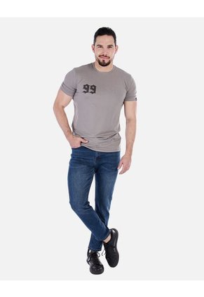 Camiseta De Hombre Con Diseño Relajado SKU : 01037001-C1-S-VOV