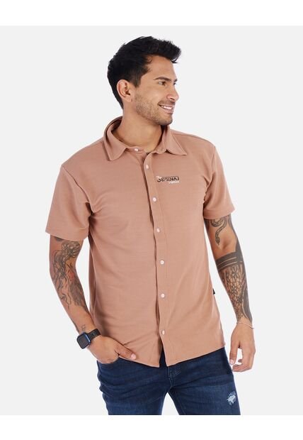 Camisa Tipo Polo Con Botones Para Hombre