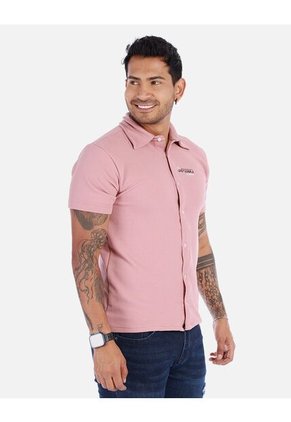 Camisa Tipo Polo Con Botones Para Hombre