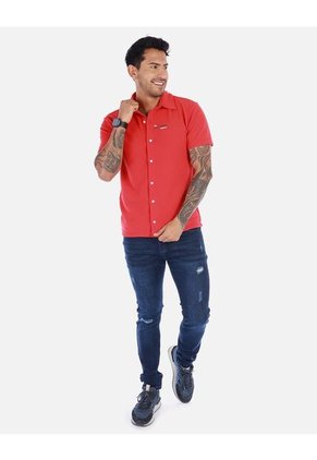 Camisa Tipo Polo Con Botones Para Hombre