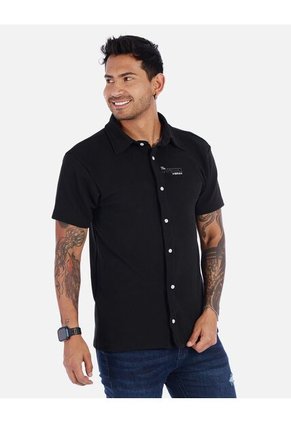 Camisa Tipo Polo Con Botones Para Hombre