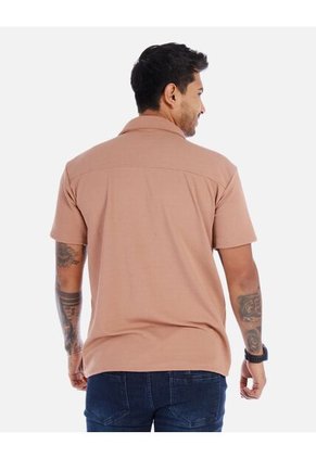 Camisa Tipo Polo Con Botones Para Hombre