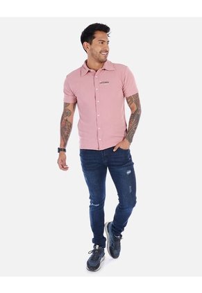 Camisa Tipo Polo Con Botones Para Hombre