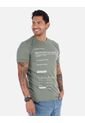 Camiseta Para Hombre Estampado Cuello Redondo de Arequipe