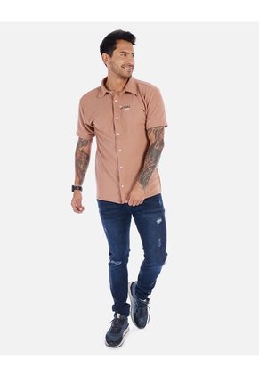 Camisa Tipo Polo Con Botones Para Hombre