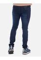 Jean Skinny Con Desgaste Para Hombre Azul Oscuro de Arequipe