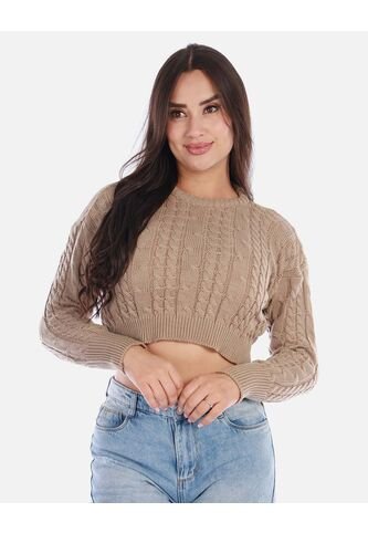 Buzo Tejido Mujer Estilo Básico Arequipe