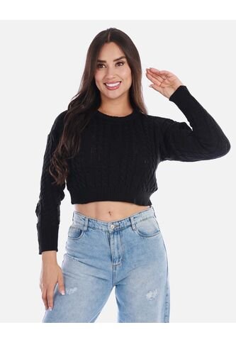 Buzo Tejido Mujer Estilo Básico Arequipe