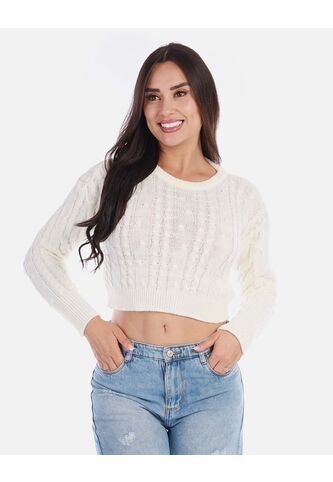 Buzo Tejido Mujer Estilo Básico Arequipe