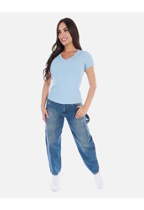 Camiseta Cuello V Mujer Arequipe