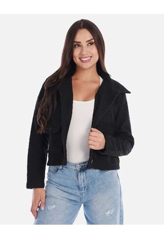 Chaqueta Corta Mujer Textura Suave Arequipe