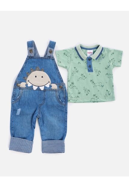 Overol Para Bebé Niño Con Camiseta