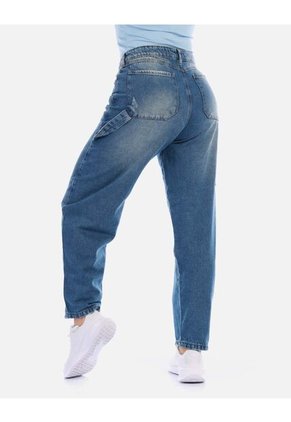Jean Wide Leg Mujer Estilo Urbano