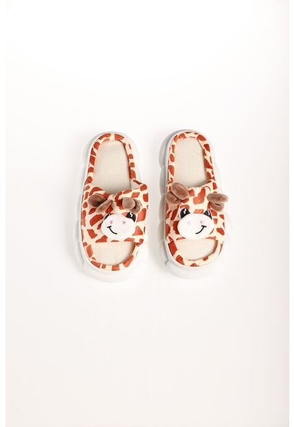 Babuchas Animal Print Jirafa Mujer