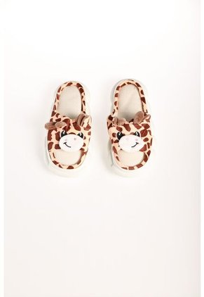Babuchas Animal Print Jirafa Mujer