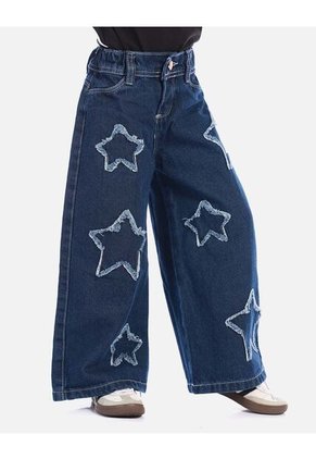 Jean Estrellas Para Niña Con Estilo Divertido