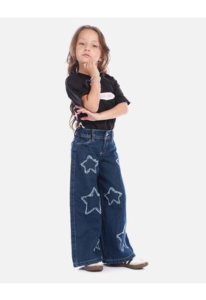 Jean Estrellas Para Niña Con Estilo Divertido