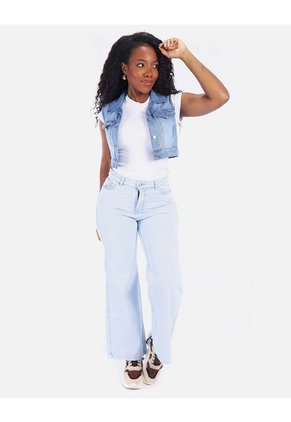 Chaleco Para Mujer Denim