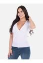 Blusa Escote En V Para Mujer Moderna de Arequipe